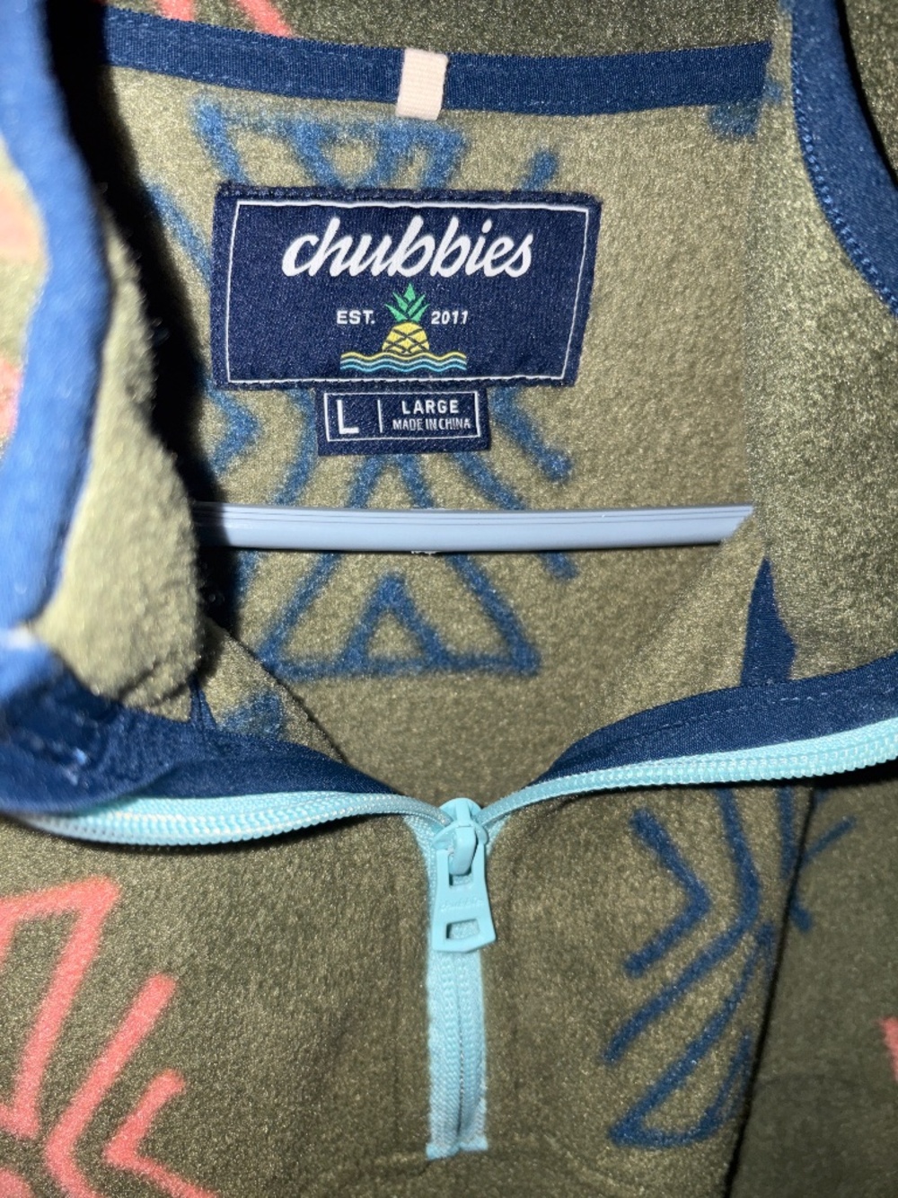 Chubbies Fleece Pullover - Olive Green